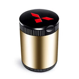 Mitsubishi Metal Car Ash Tray Auto Ashtray Cigarette Holder Box with LED Light