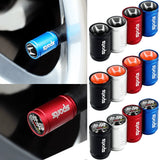 4pcs/set Honda Mugen Power Logo Sport Matte Car Air Valve Stem Caps Auto Tyre Valve Covers