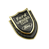 Ford Shield Carbon Fiber Car Rear Sticker Window Emblem Badge Decal
