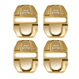 4pcs/set Jeep Cherokee Stainless Steel Car Door Lock Cover Protection