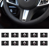 10pcs Renault Epoxy Car Armrest Button Sticker