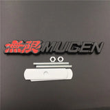 Metal Car Front Grille Emblem Badge Auto Styling for  Mugen Logo Jazz Civic CRV Crosstour HRV Odyssey City Jade Insight