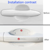 MG Car Door Bowl Handle Anti-collision Protective Stickers Scratches Film