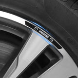 4pcs/set 9cm Mazda Aluminum Alloy Car Wheel Rim Tyre Sticker