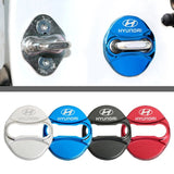 4pcs/set Hyundai Stainless Steel Car Door Lock Cover Protection