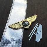 KIA Angle Wings Metal Car Front Center Sticker Grille Emblem
