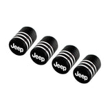 4pcs/set Jeep Metal Car Wheel Tire Valve Stem Caps Covers