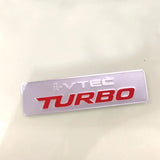 Honda IVTEC Turbo Logo Aluminum Alloy Car Body Sticker Nameplate Rear Emblem Badge Decal