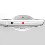 Peugeot Car Door Bowl Handle Anti-collision Protective Stickers Scratches Film