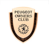 Peugeot Metal Shield Car Rear Sticker Auto Window Emblem Badge Decal