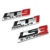 Dodge HEMI LT1 LT9 LS3 Logo Metal Car Rear Sticker Emblem Badge Decal