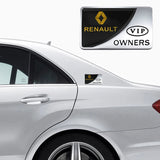 Renault VIP OWNERS Metal Car Stickers Rear Emblem Badge