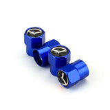4pcs/set Mazda Car Air Valve Stem Cap Auto Tyre Valve Covers