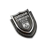 Dodge Shield Carbon Fiber Car Rear Sticker Window Emblem Badge Decal