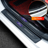 Ford Carbon Fiber Car Door Threshold Scratch Proof Sticker Decal