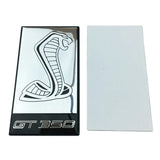 Ford Shelby GT350 Logo Metal Car Sticker Decal Auto Front Hood Grille Emblem Badge