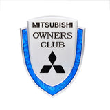 Mitsubishi Metal Shield Car Rear Sticker Auto Window Emblem Badge Decal