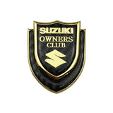 Suzuki Shield Carbon Fiber Car Rear Sticker Window Emblem Badge Decal