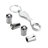 4pcs/set Peugeot Logo Car Air Valve Stem Caps Auto Tyre Valve Covers with Wrench