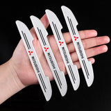 4pcs Mitsubishi Car Door Bumper Strip Anti-collision Protection Sticker