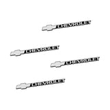 4pcs/set Chevrolet Corvette Metal Car Stereo Sticker Auto Audio Emblem Decal
