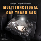 Leather Car Garbage Trash Can Seat Back Hanging Storage Bag for Accord Civic CRV Amaze Odyssey Crosstour HRV NSX Insight