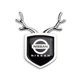 Nissan ABS Deer Car Rear Sticker Shield Trunk Emblem Badge Decal