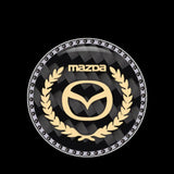 Mazda Carbon Fiber Car Engine One-click Start Stop Button Cover Sticker