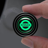 4pcs/set Nissan Car Door Shock Stickers Luminous Absorber Decal