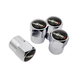 4pcs/set Nissan Nismo Car Air Valve Stem Cap Auto Tyre Valve Covers