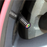 4pcs/set Alfa Romeo Car Wheel Tire Air Covers Dust Proof Tire Valve Caps