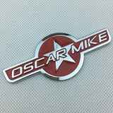 Jeep OSCARMIKE Metal Car Side Body Fender Sticker Trunk Emblem Badge Decal