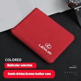 Car Driver Leather License Cover Credit Card Bag for ES350 ES330 IS200 IS300 NX200 NX300 RX350 GS350 CT200H GX Accessories