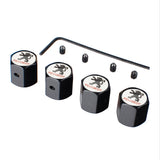 4pcs/set Peugeot Anti-Theft Car Air Valve Stem Cap Auto Tyre Valve Covers