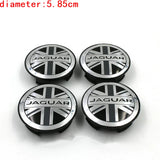 4pcs/set 5.85cm Jaguar ABS Car Wheel Hub Center Caps Covers