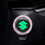 Suzuki Luminous Car Engine One-click Start Stop Button Cover Sticker