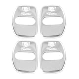 4pcs/set Cadillac Stainless Steel Car Door Lock Cover Protection