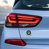 Skoda Metal Car Rear Sticker Auto Window Emblem Badge Decal