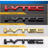 ABS for Logo Emblem Civic Accord City CRV HRV Jazz Pilot Odyssey Car Rear Trunk Fender Lettering Sticker Auto Accessories