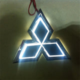 11.8x10.2cm Mitsubishi Car LED Light Front Rear Emblem Badge