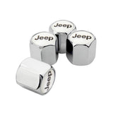 4pcs/set Jeep Car Air Valve Stem Cap Auto Tyre Valve Covers