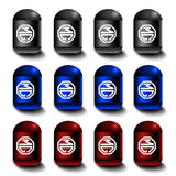 4pcs/set MG Car Air Valve Stem Cap Anti Dirty Tyre Valve Covers