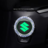 Suzuki Luminous Car Engine One-click Start Stop Button Cover Sticker