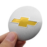 4pcs/set 56mm Chevrolet Car Wheel Center Hub Sticker Decal