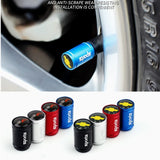 4pcs/set Chevrolet SSR Logo Sport Matte Car Air Valve Stem Caps Auto Tyre Valve Covers