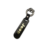 Jeep Carbon Fiber Car Logo Keychain Keyring