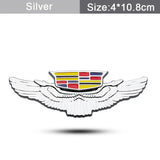 Cadillac Metal Wings Car Rear Sticker Auto Window Emblem Badge Decal
