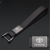 Toyota PU Leather Car Logo Keychain
