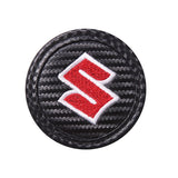2pcs/set Suzuki Carbon Fiber Car Water Coaster Non-slip Mat