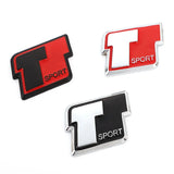 Car Sticker T Sport Stickers Emblem Badge Rear Trunk Decals for RAV4 Corolla Prado Tundra Highlander Hiace Venza Camry